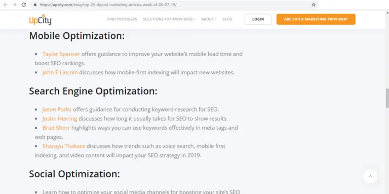 Upcity SEO Tools
